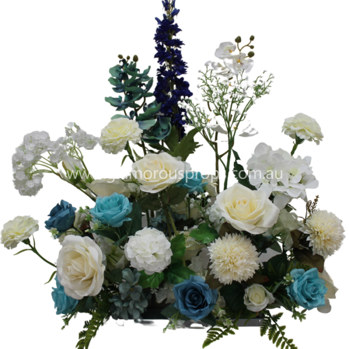 Blue Silk Floral Arrangement | Glamorous Props