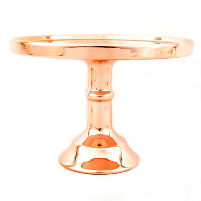 Rose gold cake stand