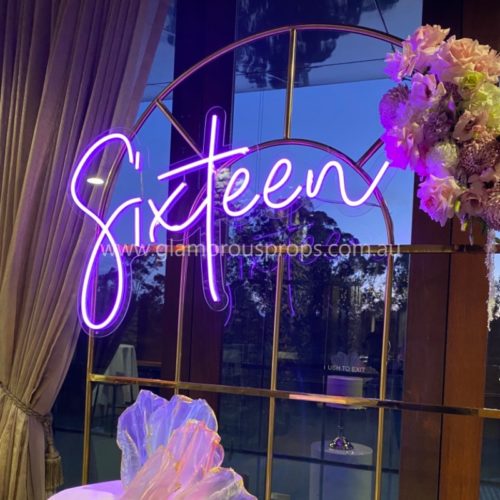 Neon - Sixteen | Glamorous Props