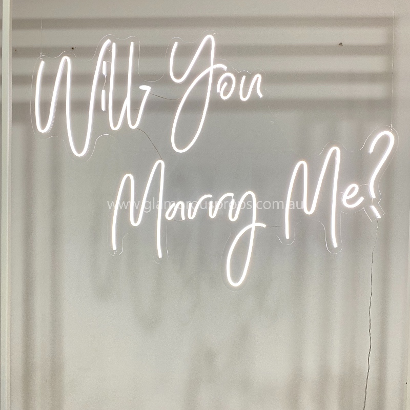 Neon - Will You Marry Me? | Glamorous Props